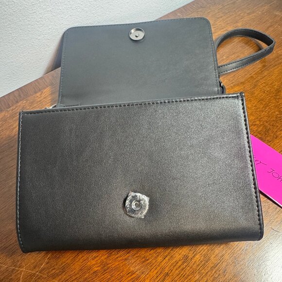 Betsey Johnson Black Crossbody Shoulder Bag XOSYBIL - Picture 3 of 7